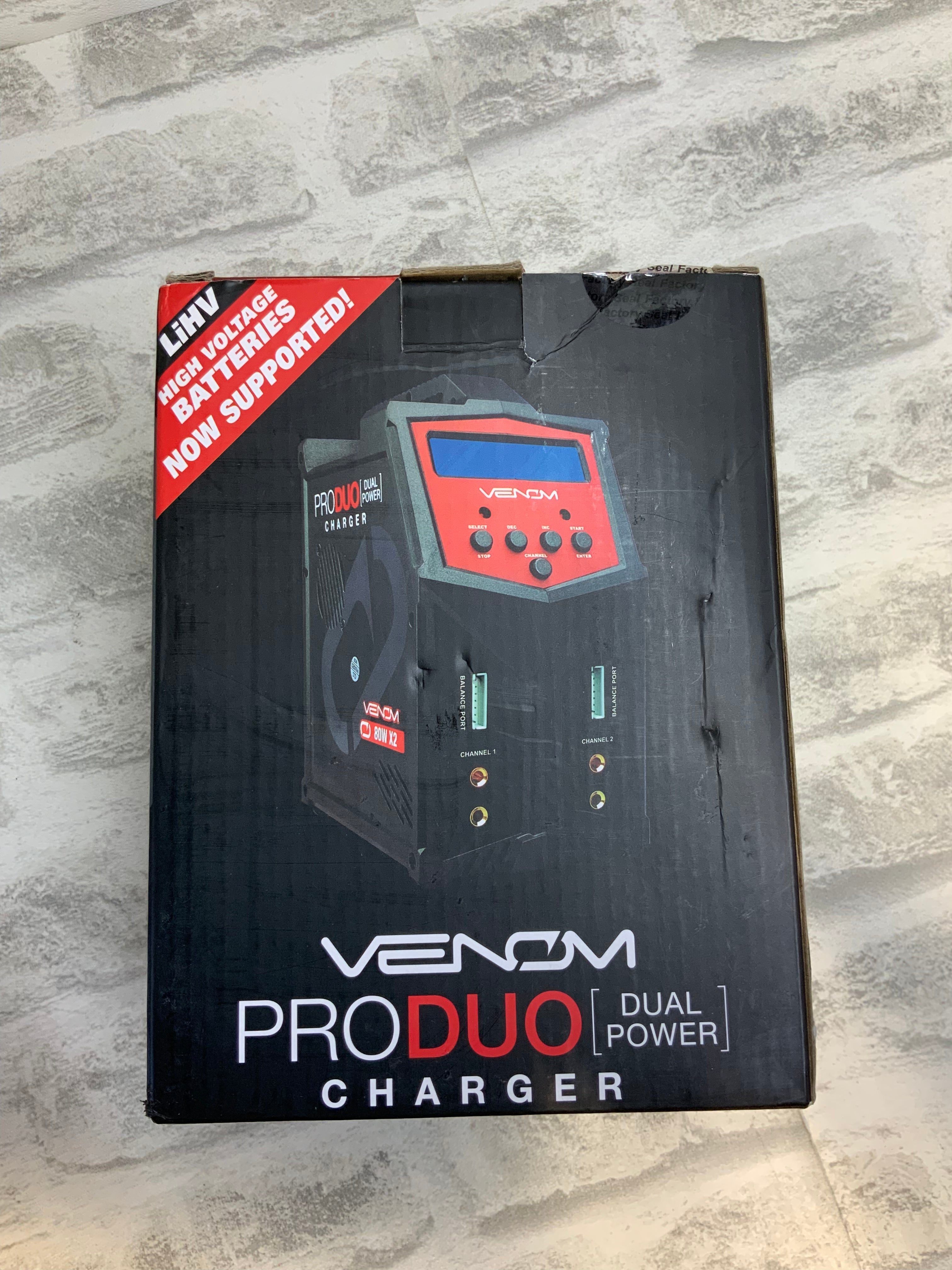 Venom Pro Duo LiPo Battery Charger | 80W X2 AC DC 7A (7579863023854)